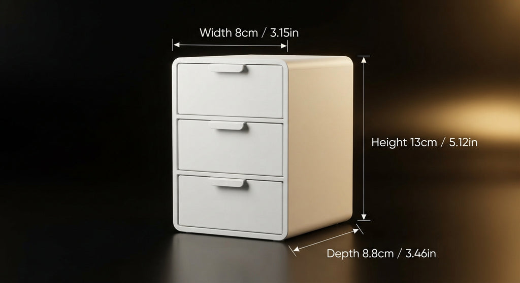 Klaro Desk Organizer Pro | 3-Tier Minimalist Storage