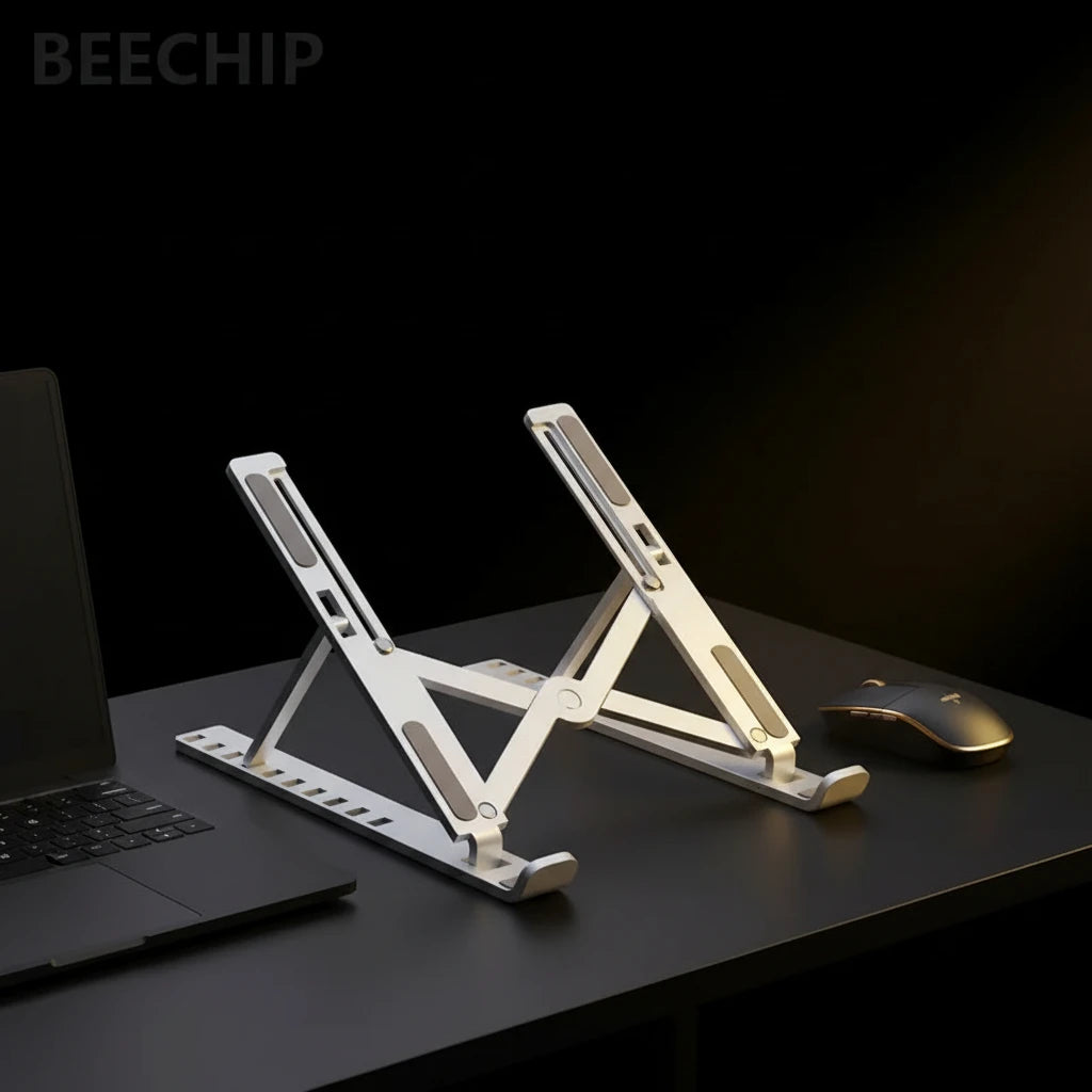 Foldable Laptop Stand Pro | Adjustable Desk Mount