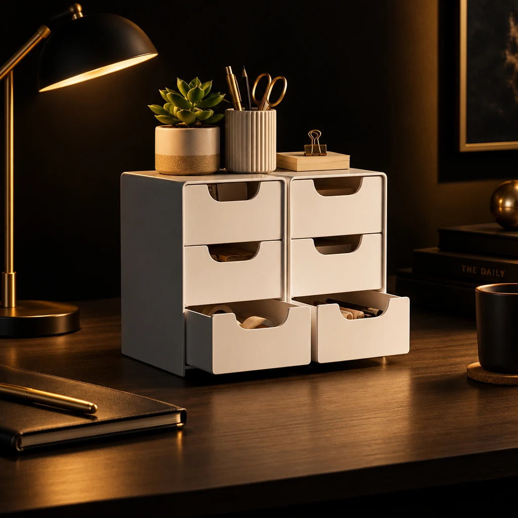 Klaro Desk Organizer Pro | 3-Tier Minimalist Storage